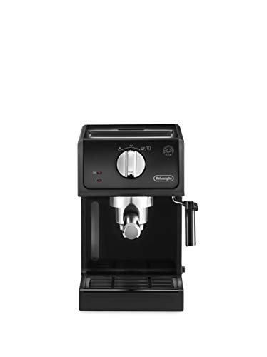 De Longhi ECP31.21 Machine à expresso et cappuccino manuelle, café en poudre ou dosettes E.S.E., 1100 W, noir