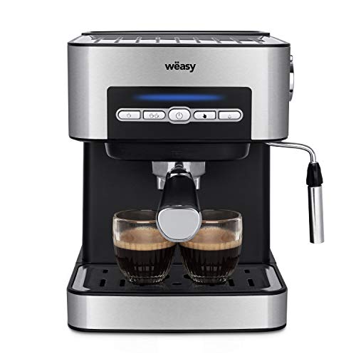 Machine à café automatique Wëasy KFX32, 850 W, 1,6 litre, acier, argent