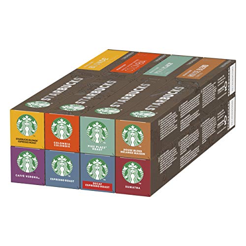 Café Starbucks par Nespresso, 8 Boîtes de 10 Capsules