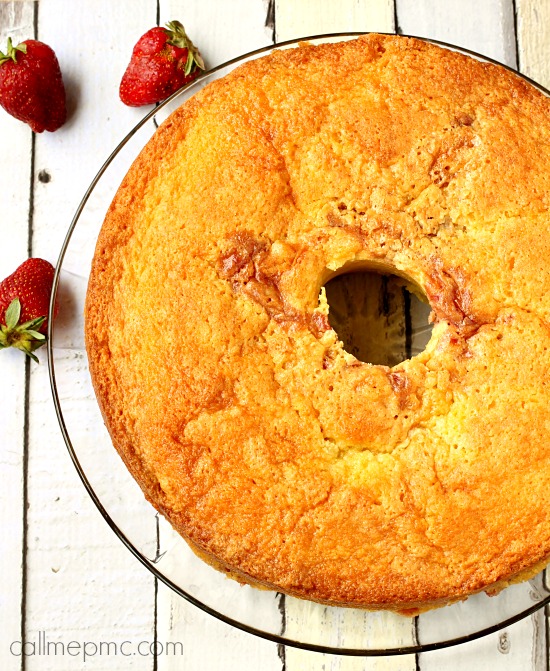 Gâteau quatre-quarts aux fraises Gâteau quatre-quarts aux fraises