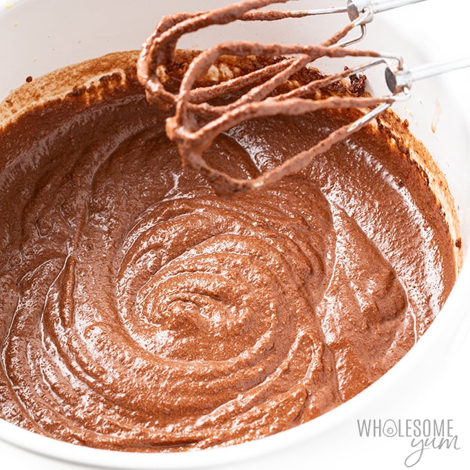 pâte à gâteau au chocolat à la farine d'amande