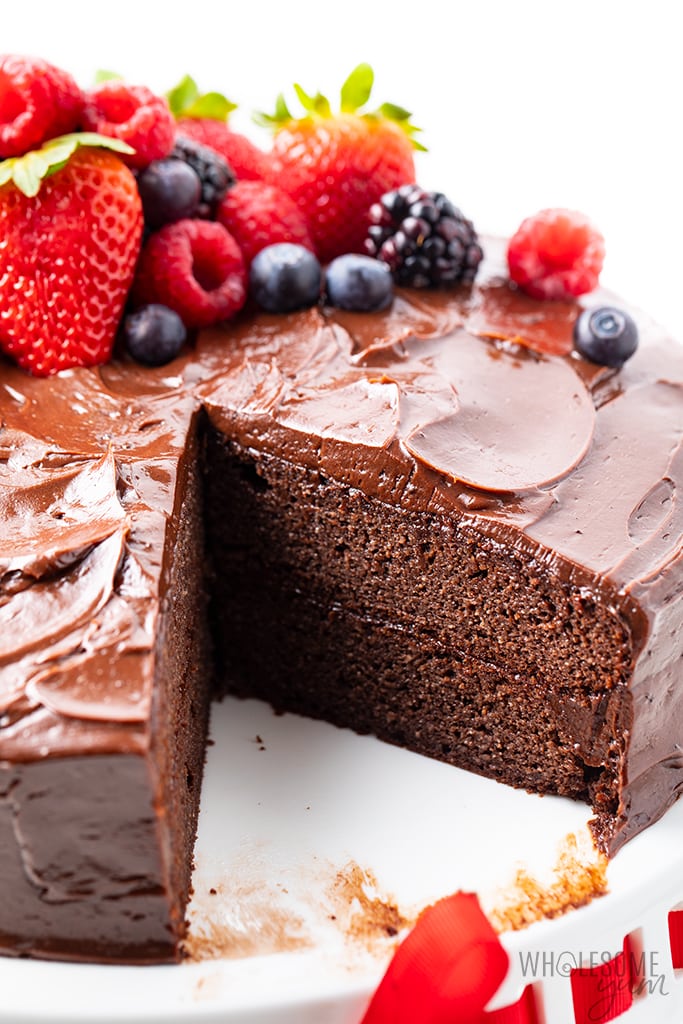 meilleur gâteau au chocolat céto sur pied