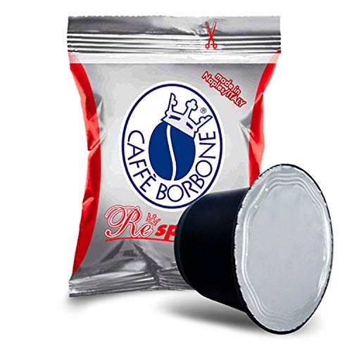 Caffè Borbone Respresso, Red Blend - 100 Capsules - Compatible avec les machines domestiques Nespresso® *