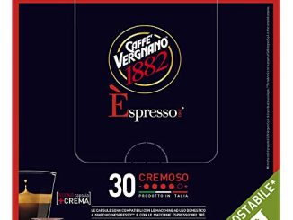 Caffè Vergnano 1882 Èspresso Compostable Capsules de café compatibles Nespresso, crémeux - 8 paquets de 30 capsules (total 240)