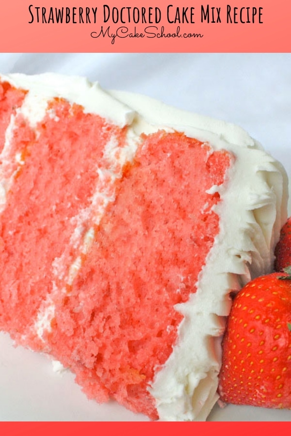 Recette de mélange à gâteau préparé aux fraises moelleux et délicieux
