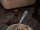 Glace au café, cannelle et pépites de chocolat