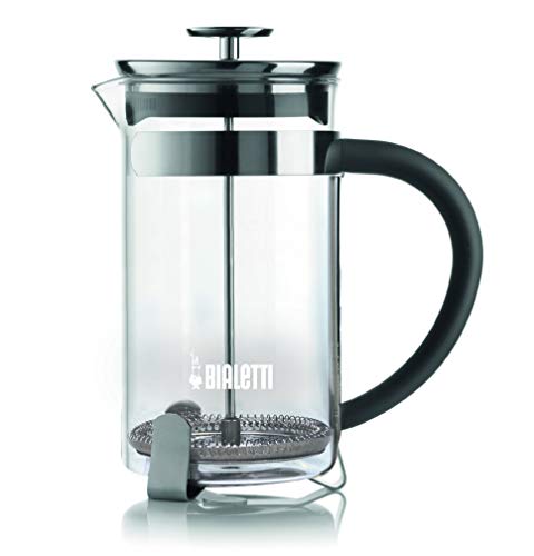 Bialetti 0003250 NW Presse à café Simplicity, Pressofilter 8 Tasses, 8 Tasses, Verre