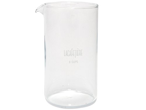 ZOEON Pressofilter Cafetière 5 tasses, 600 ml French Press Expresso et théière avec triple filtres - Verre résistant à la chaleur (600 ml (5 tasses))
