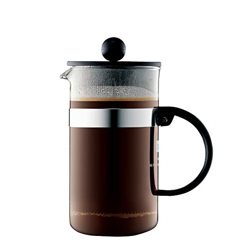Bodum Bistro Nouveau Caffettiera da 3 tazze, colore: Nero, 6 Unità