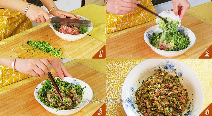 Faire des garnitures de boulettes