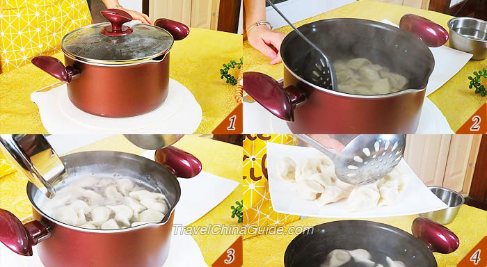 Faire bouillir des boulettes