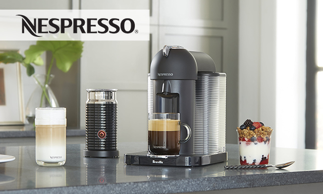 Découvrez les machines Nespresso Vertuo 