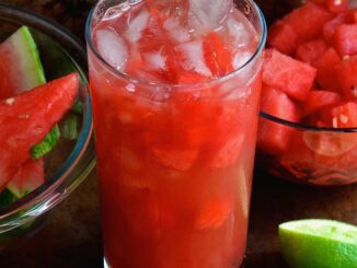 Smashed watermelon rum cocktail always order dessert for Watermelon cocktail recipes ...