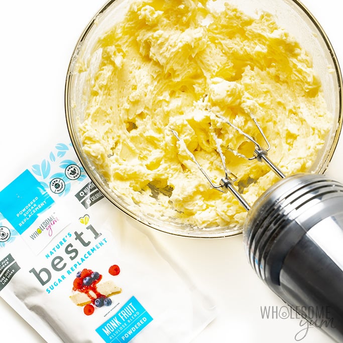 Crème au beurre au citron Keto