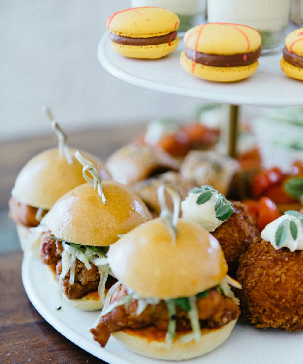 High Tea Perth, slider de poulet frit coréen de May Street Larder