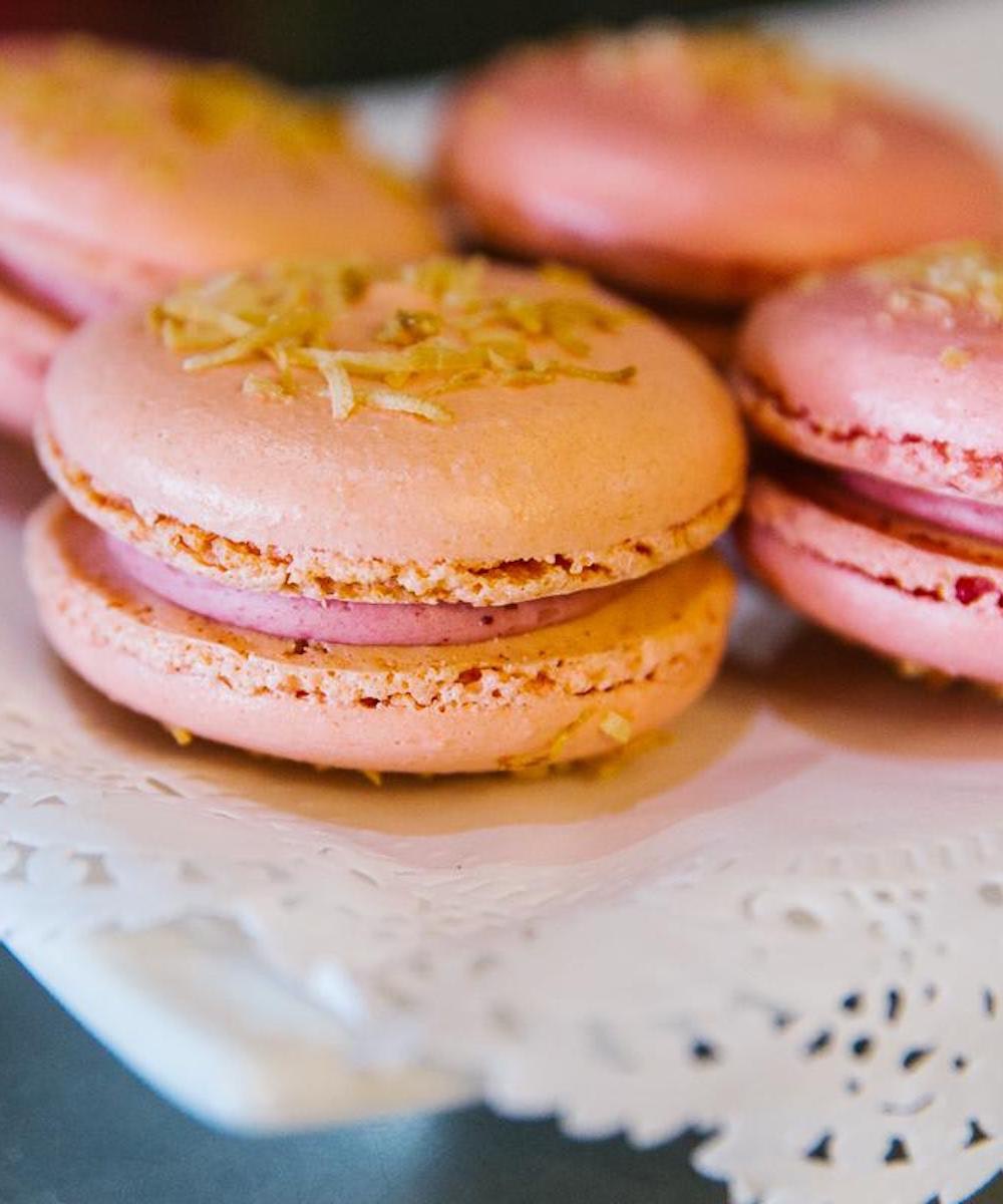 Les macarons au goûter à Chapels on Whatley dans les Maylands.