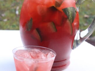 Thé glacé à la pastèque |  I Coeur Recettes