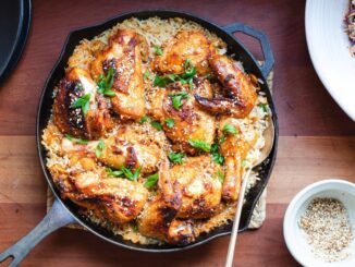 Recette poulet et riz au sésame épicé