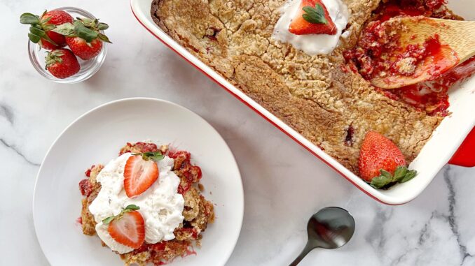 Strawberry Dump Cake