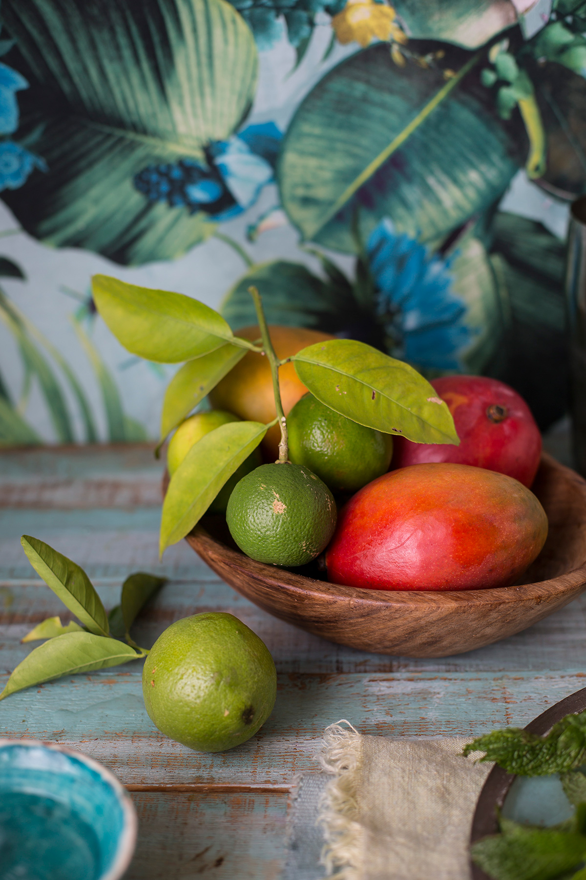 Un mojito à la mangue avec jalapeño et recette de menthe