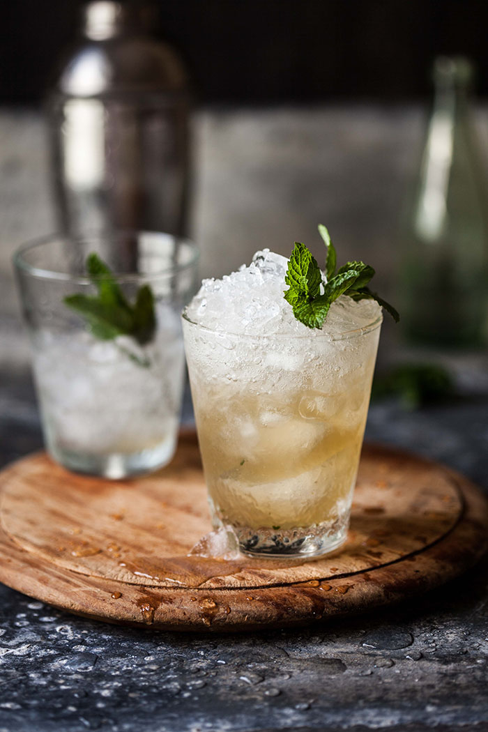 julep à la menthe ananas et gingembre