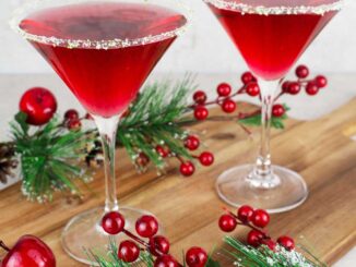 Virgin Cosmopolitan Mocktail - Un délicieux Cosmo sans alcool