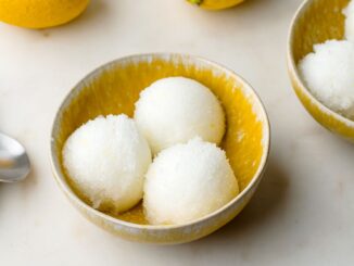 Recette de glace italienne rafraîchissante au citron