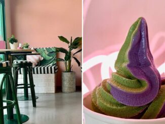 à l'intérieur du premier café d'Abu Dhabi dédié au thé vert