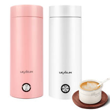 400ml Portable Bouilloire Électrique Voyage Mini Thermos Bouillir L'eau Rapide Petite Théière
