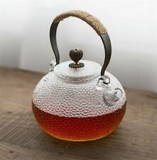 Théière en verre bouilloires marteau faisceau résistant à la chaleur bouilloire cuisine ustensiles de cuisine théières