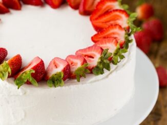 The famous moist Tres Leches Cake is now a two-layered cake perfect for any special occasion! @natashaskitchen