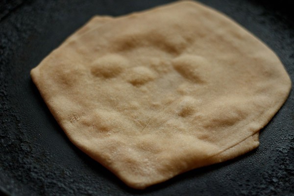 faire frire le paratha à la poêle