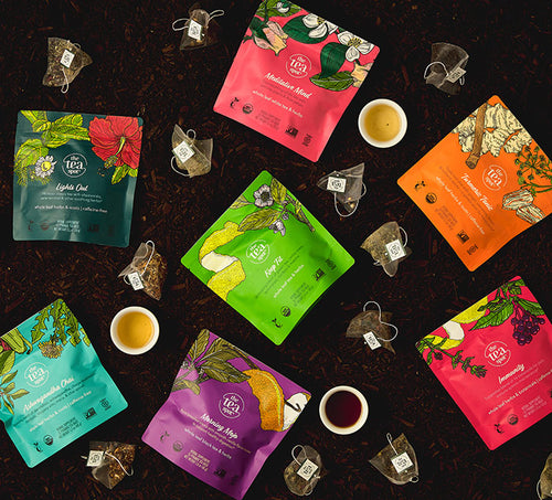 sachets de thé botaniques fonctionnels