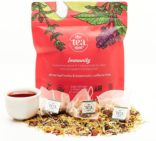 Sachets de thé Immunity en épicerie