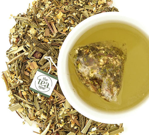sachet de thé vert décaféiné citron gingembre