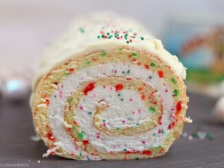 Recette de gâteau roulé de Noël à la vanille
