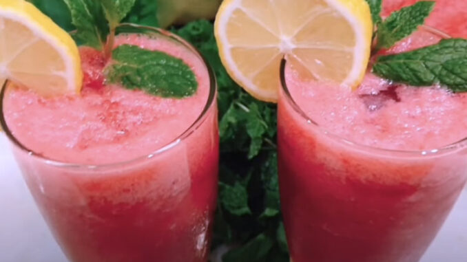 Mojito à la pastèque pour votre boisson revigorante
