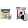 CAFFÈ BORBONE Dosette Compostable, Mélange Noir - 150 Dosettes - Système Ese & Respresso, Mélange Rouge - 100 Capsules - Compatible Machines Domestiques Nespresso*