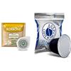 CAFFÈ BORBONE Dosette Compostable, Mélange Doré - 150 Dosettes - Système Ese & Respresso, Mélange Bleu - 100 Capsules - Compatible Machines Domestiques Nespresso *