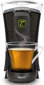 Krups Spécial T Machine à Thé Mini T Théière Electrique à Capsules Noir YY4121FD