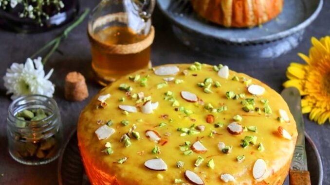Recette : Gâteau Gulab Jamun sans œuf de Taruna

