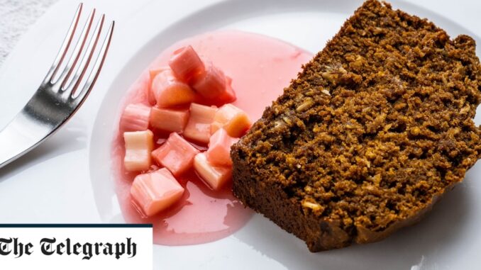 Recette de Parkin à la rhubarbe du Yorkshire
